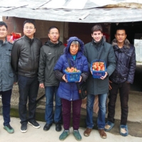 意大利專家訪問西瓜、葡萄農(nóng)戶